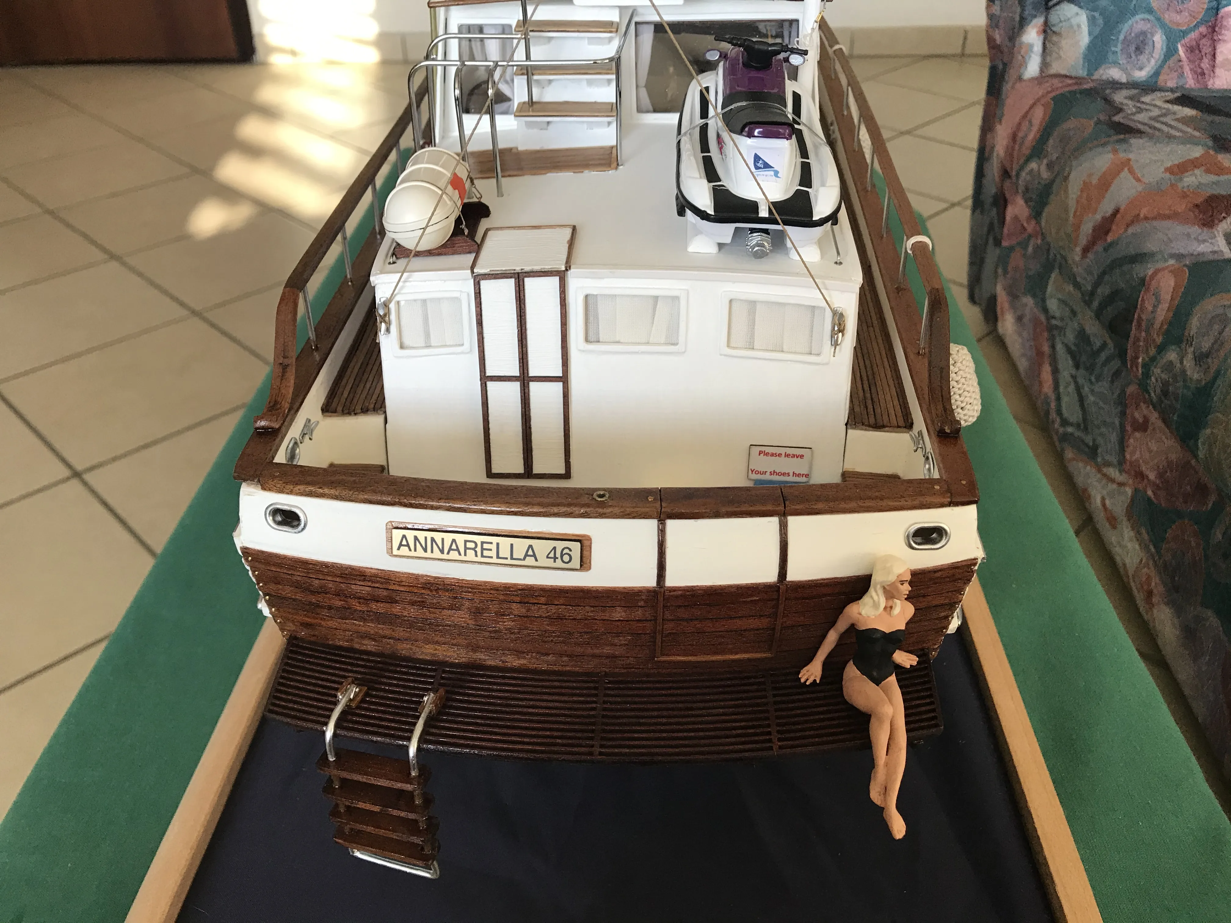 Модель корабля YACHT 46 FEETS “ANNARELLA” - Верфь на Столе