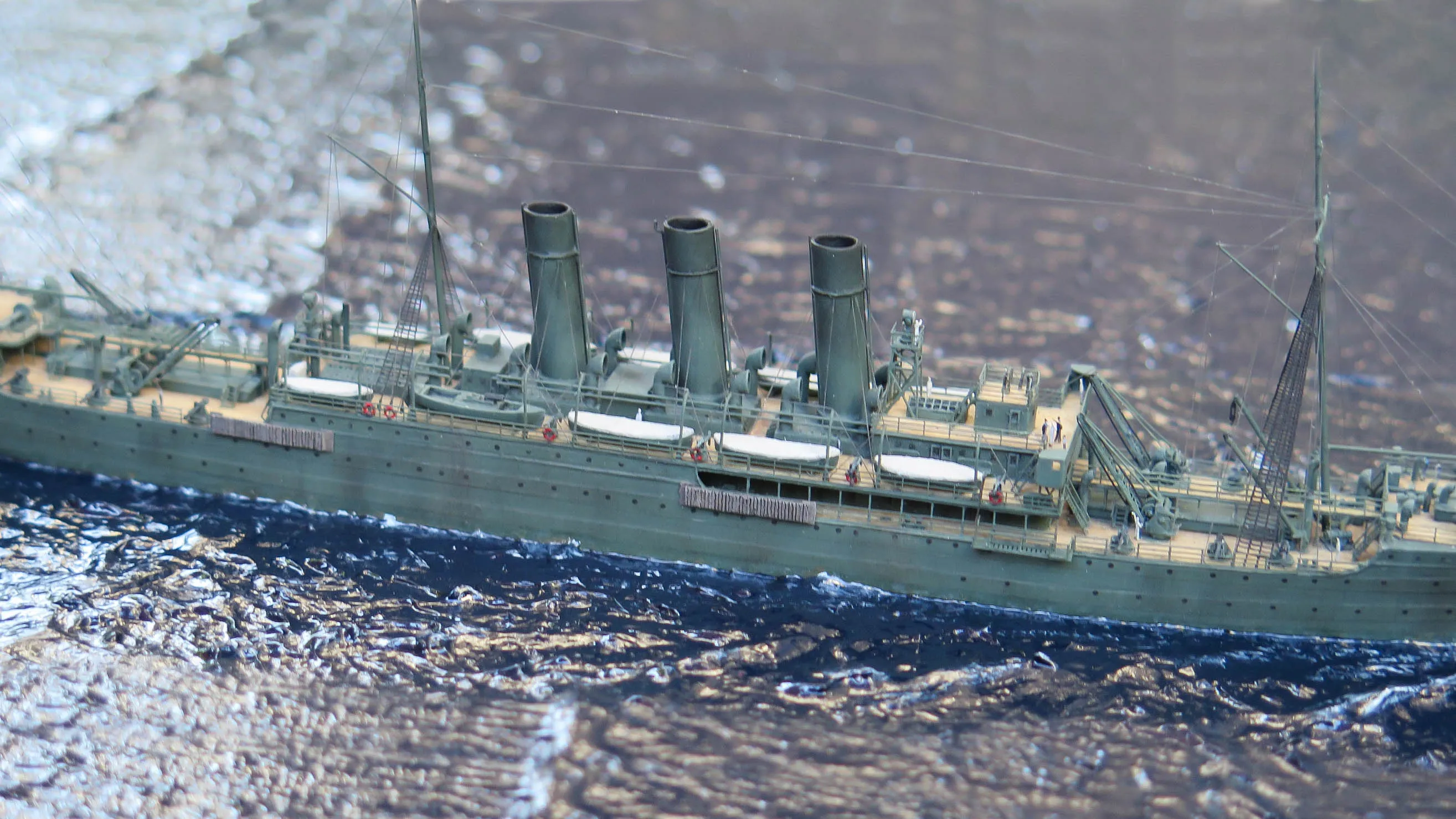 Модель корабля Вспомогательноый крейсер "Лена" - Верфь на Столе