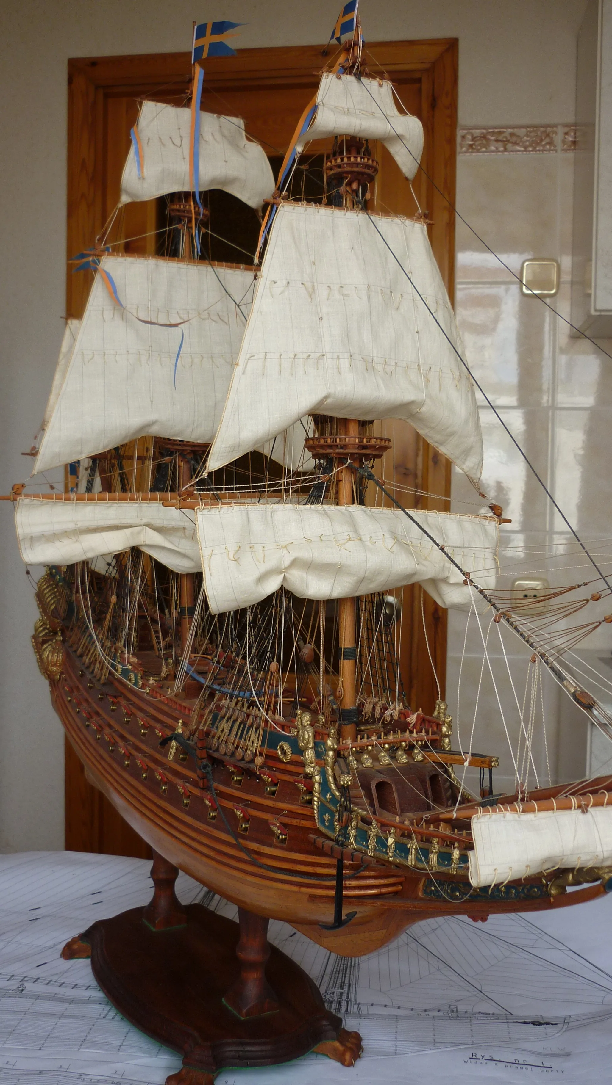 Модель корабля Галеон «Vasa» - Верфь на Столе