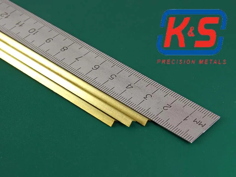 Тонкостенный уголок, латунь 3,2 мм, 1 шт