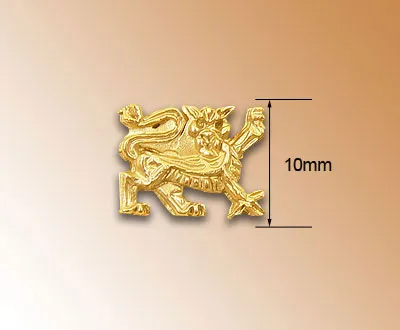 Декоративный элемент, лев, 10 мм, металл
