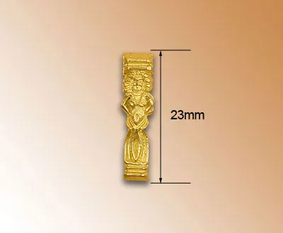 Декоративный элемент, женская фигура, 23 мм, металл