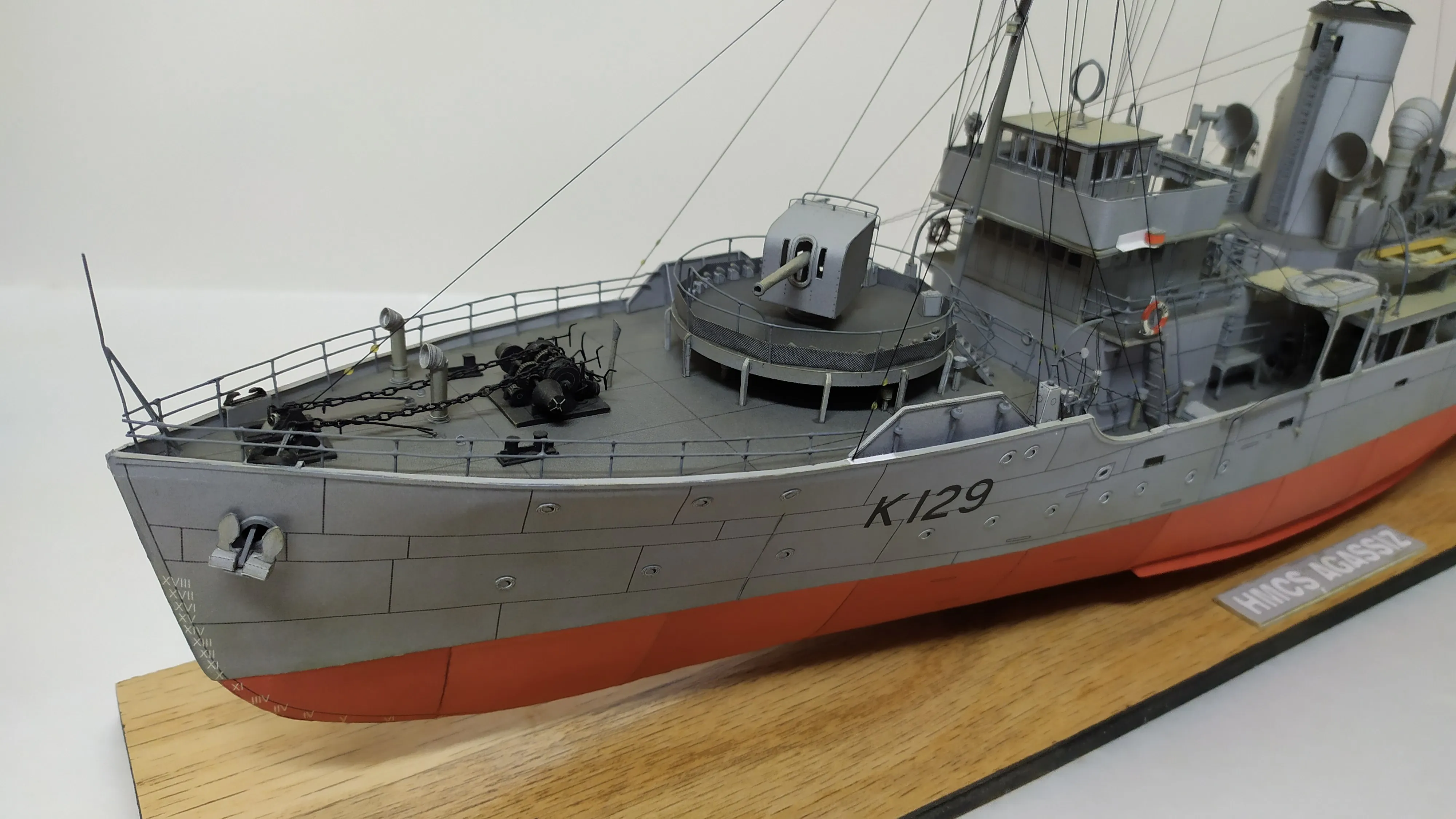 Модель корабля Корвет  NMCS "AGASSIZ" - Верфь на Столе