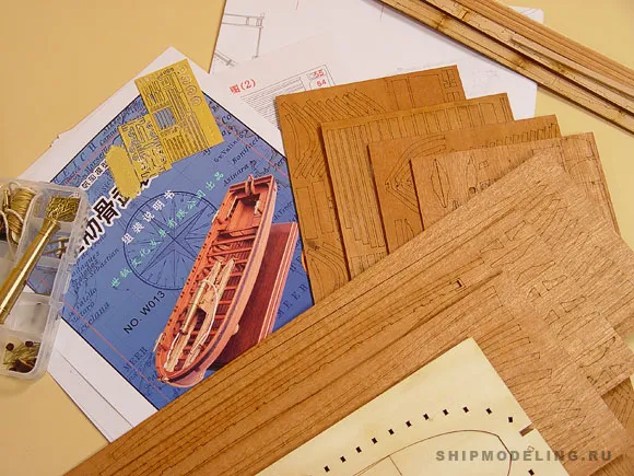 Вооруженный баркас (Longboat Armed For War) + (Стартовый набор инструментов)