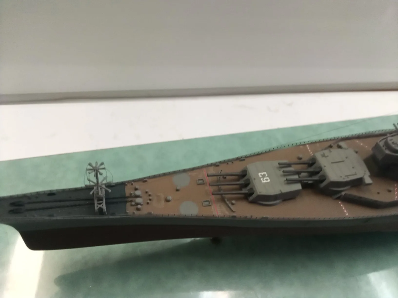 Модель корабля "Миссури" - Верфь на Столе