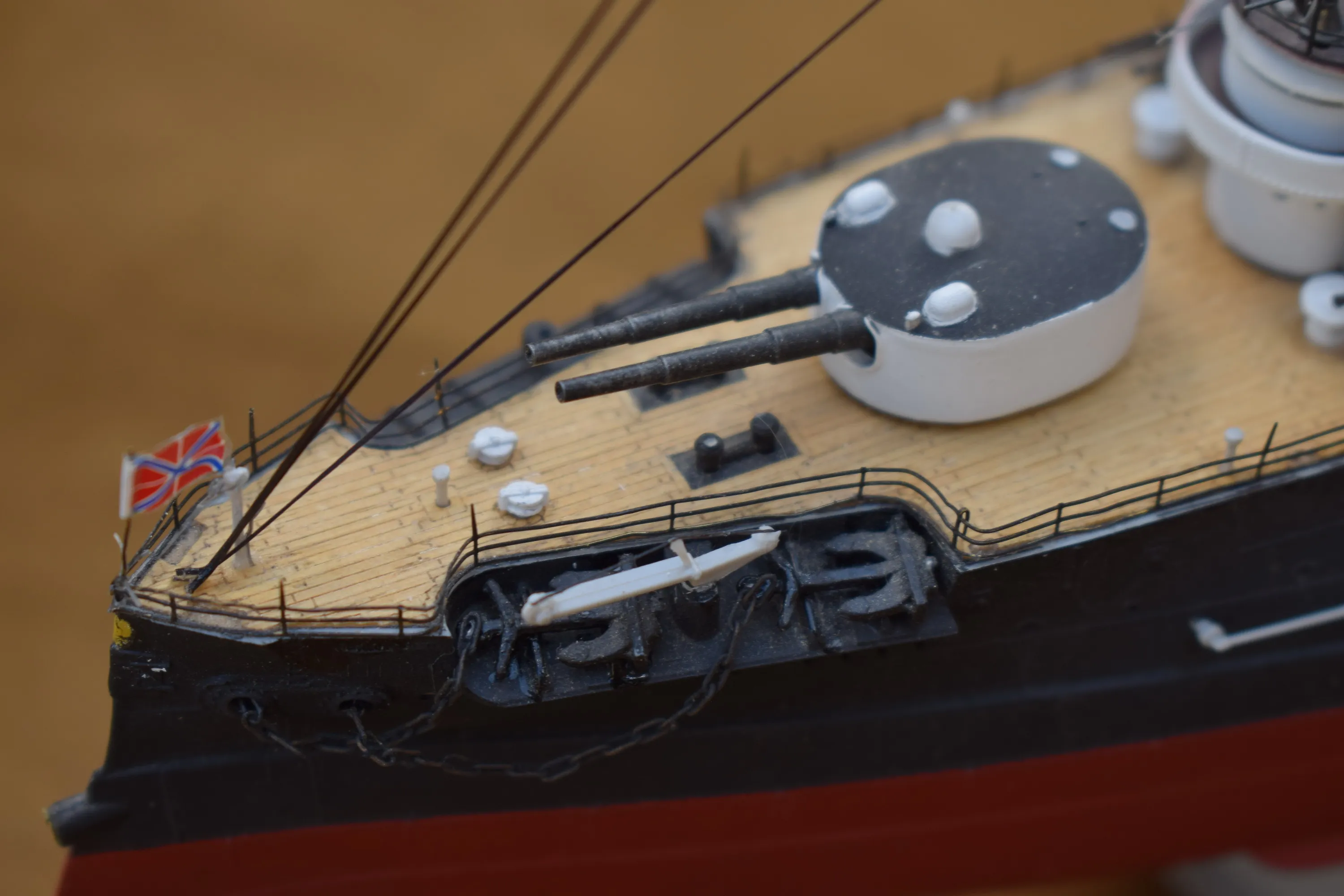 Модель корабля Броненосец РИФ «Цесаревич» на осень 1904 года - Верфь на Столе