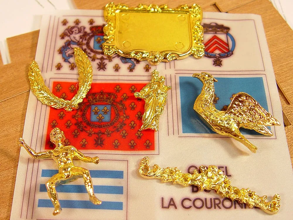деревянная модель корабля La Couronne