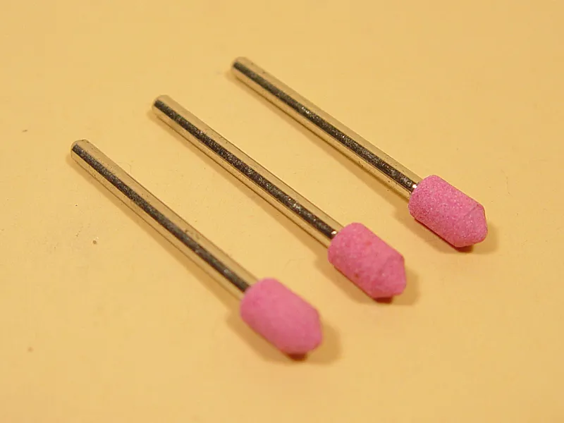 Насадка шлифовальная, оксид алюминия, пуля,  6х10 мм, 3 шт JAS