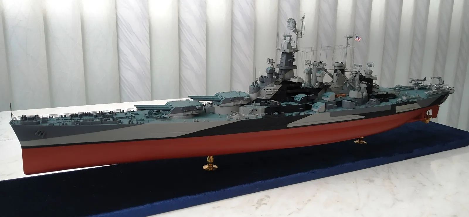 Модель корабля Линкор «North Carolina» - Верфь на Столе