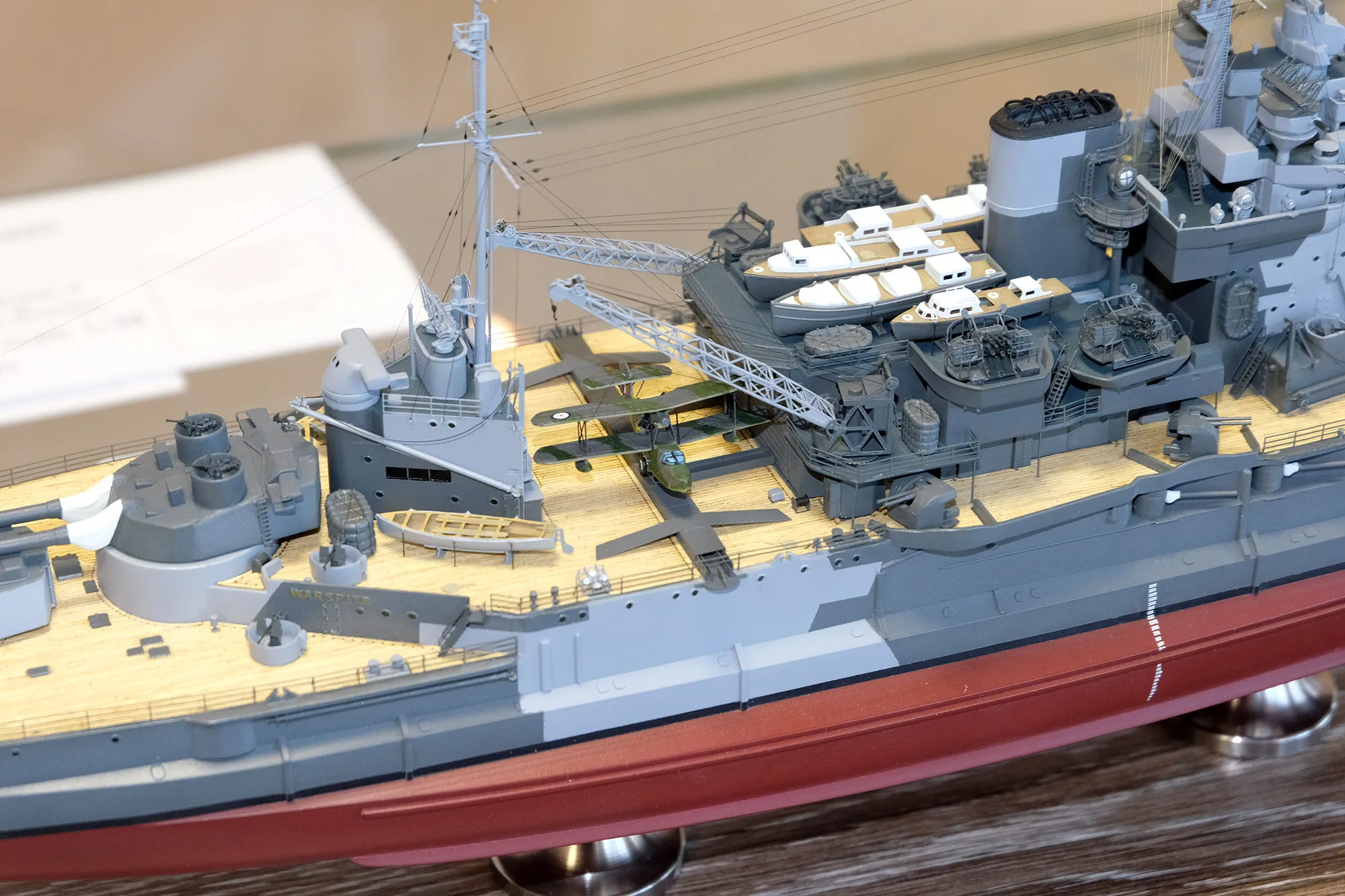 Модель корабля Британский линкор "Warspite" - Верфь на Столе