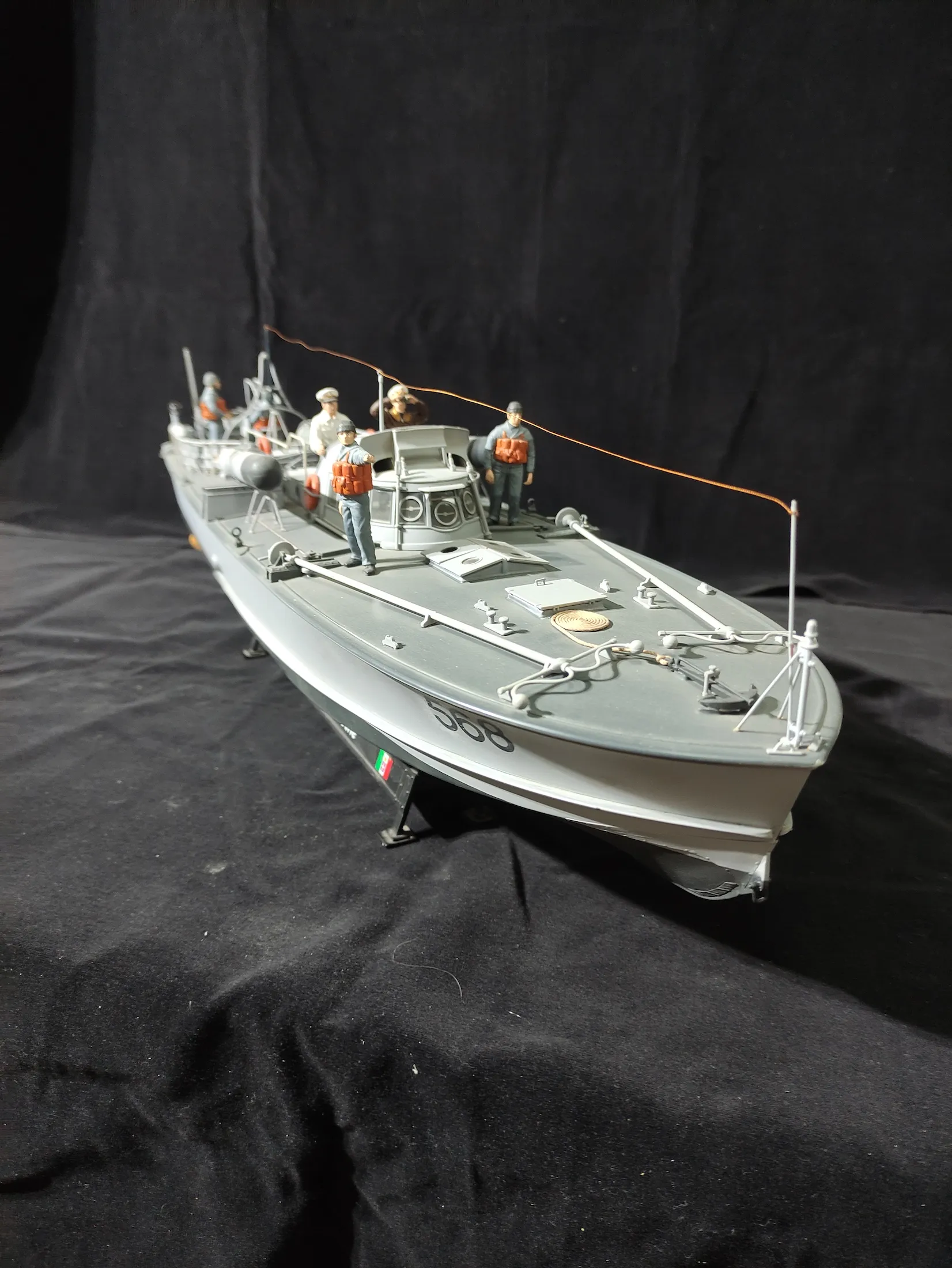 Модель корабля M.A.S. 568 4A Serie Torpedo Boat - Верфь на Столе