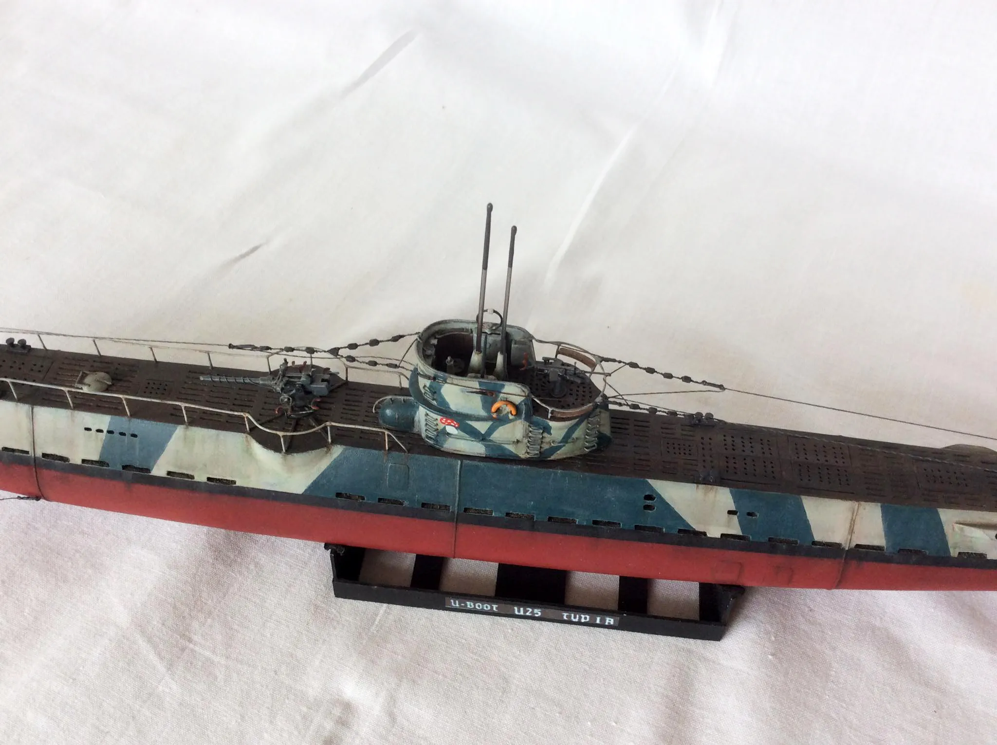 Модель корабля Океанская подводная лодка типа I U-25 - Верфь на Столе