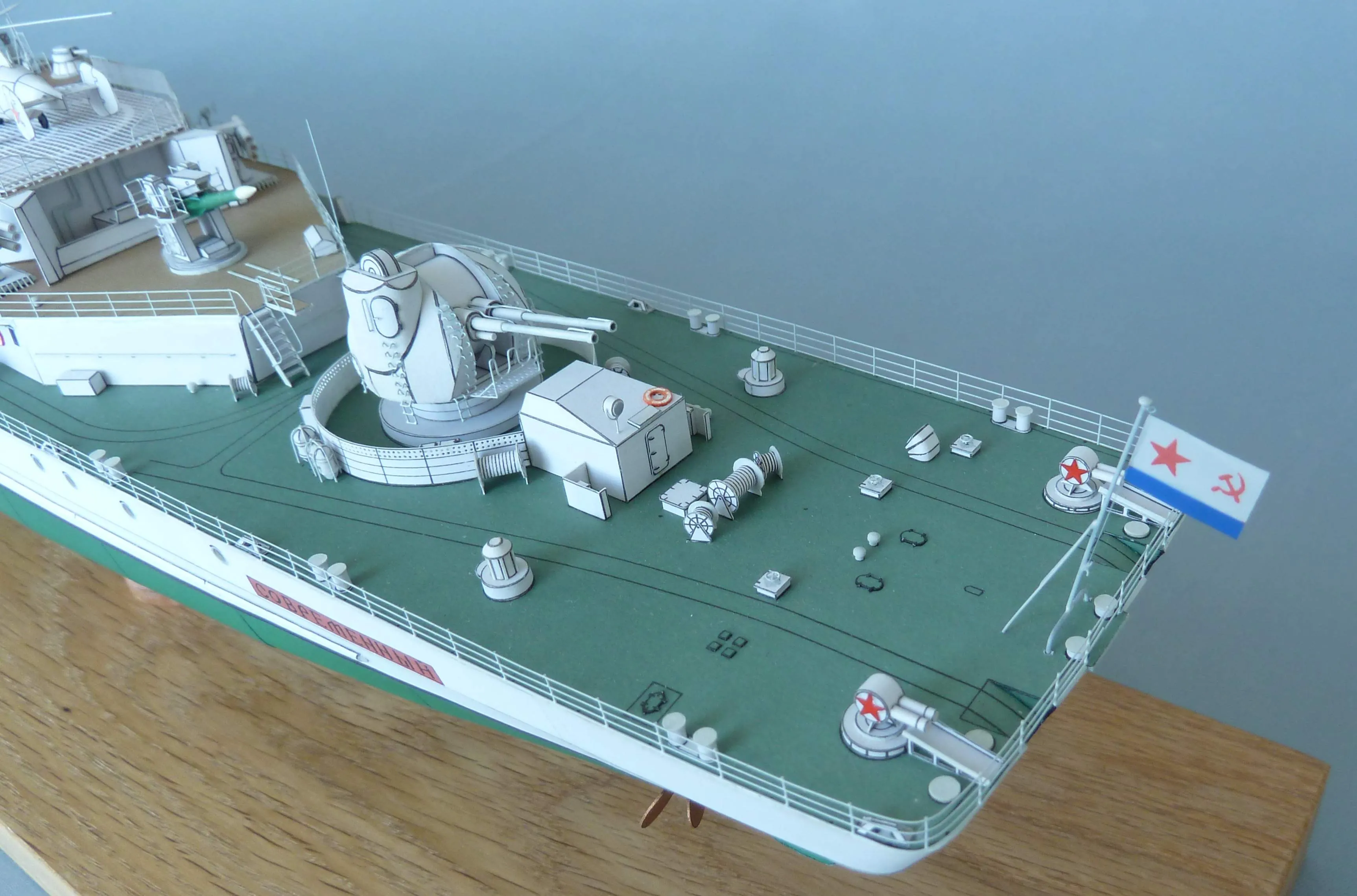 Модель корабля ЭМ пр. 956 "Современный"  - Верфь на Столе