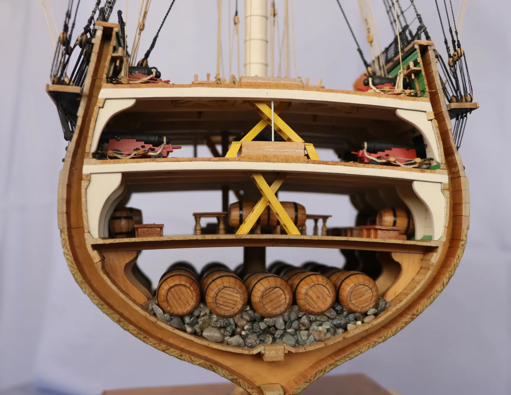 Модель корабля Фрегат "Конституция" - Верфь на Столе