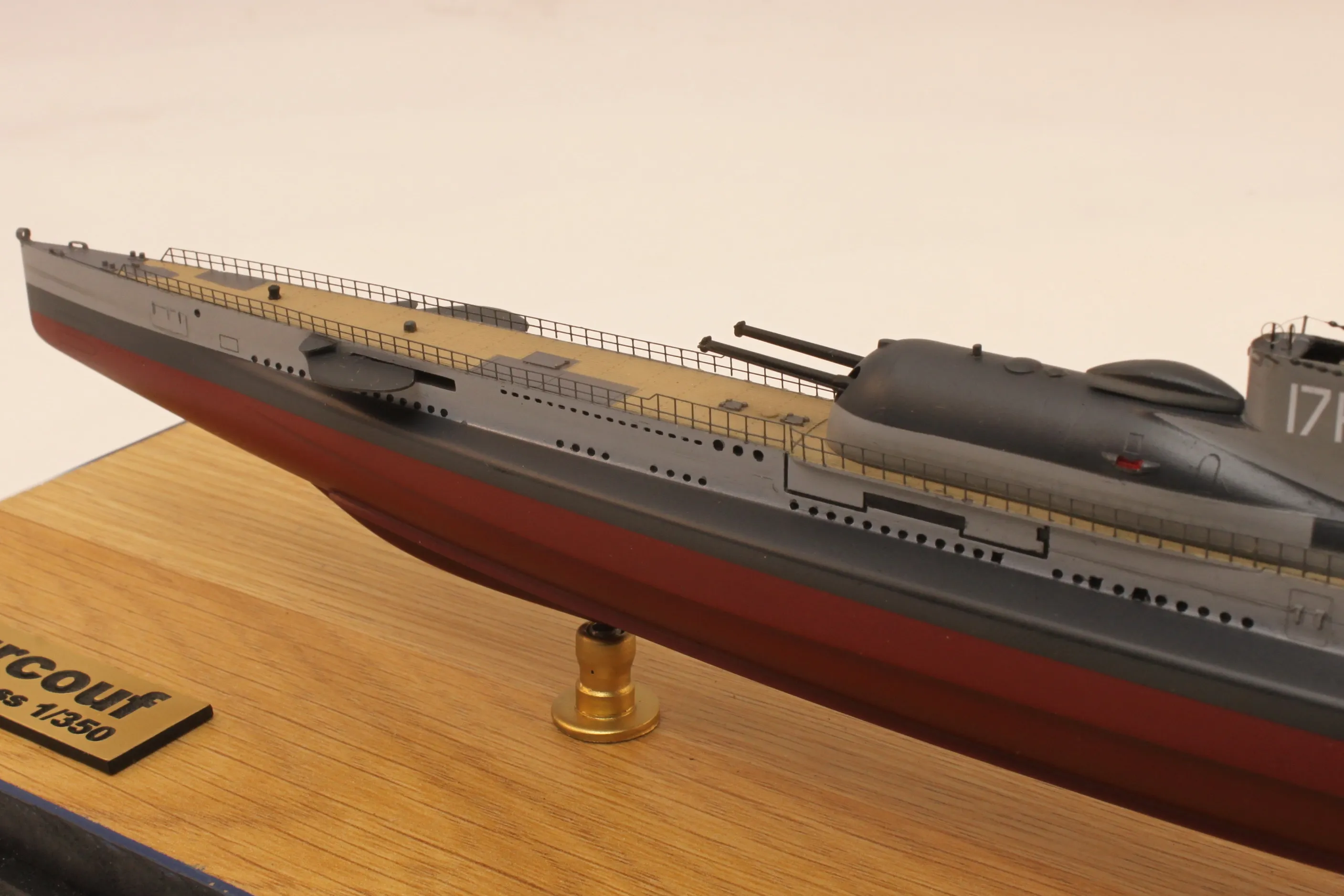 Модель корабля Подводная лодка "Сюркуф" - Верфь на Столе