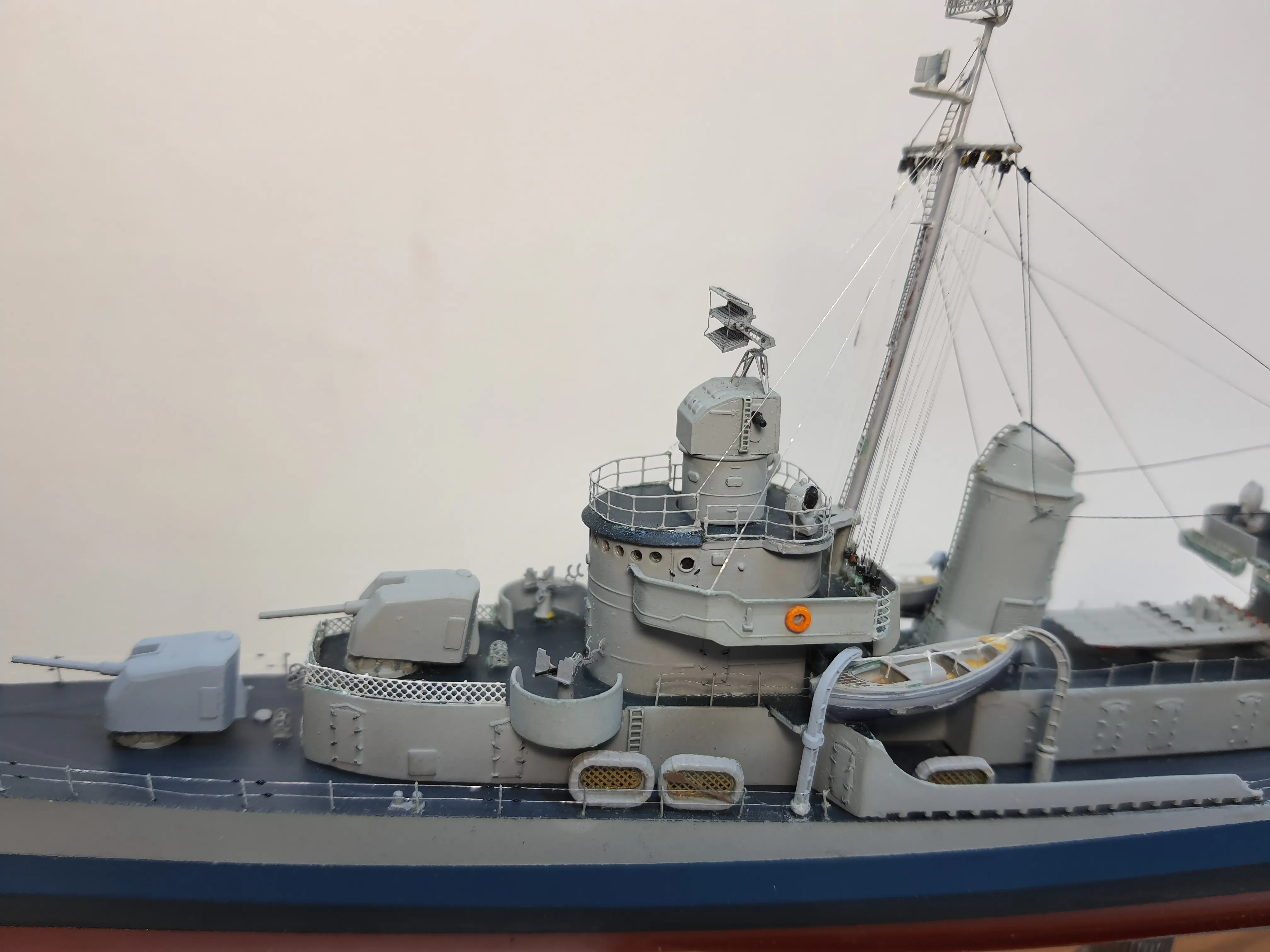 Модель корабля USS La Vallette (DD-448) - Верфь на Столе