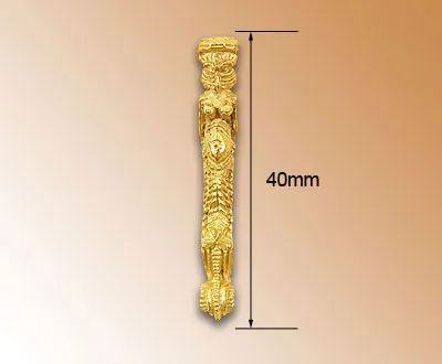 Декоративный элемент, женская фигура, 40 мм, металл