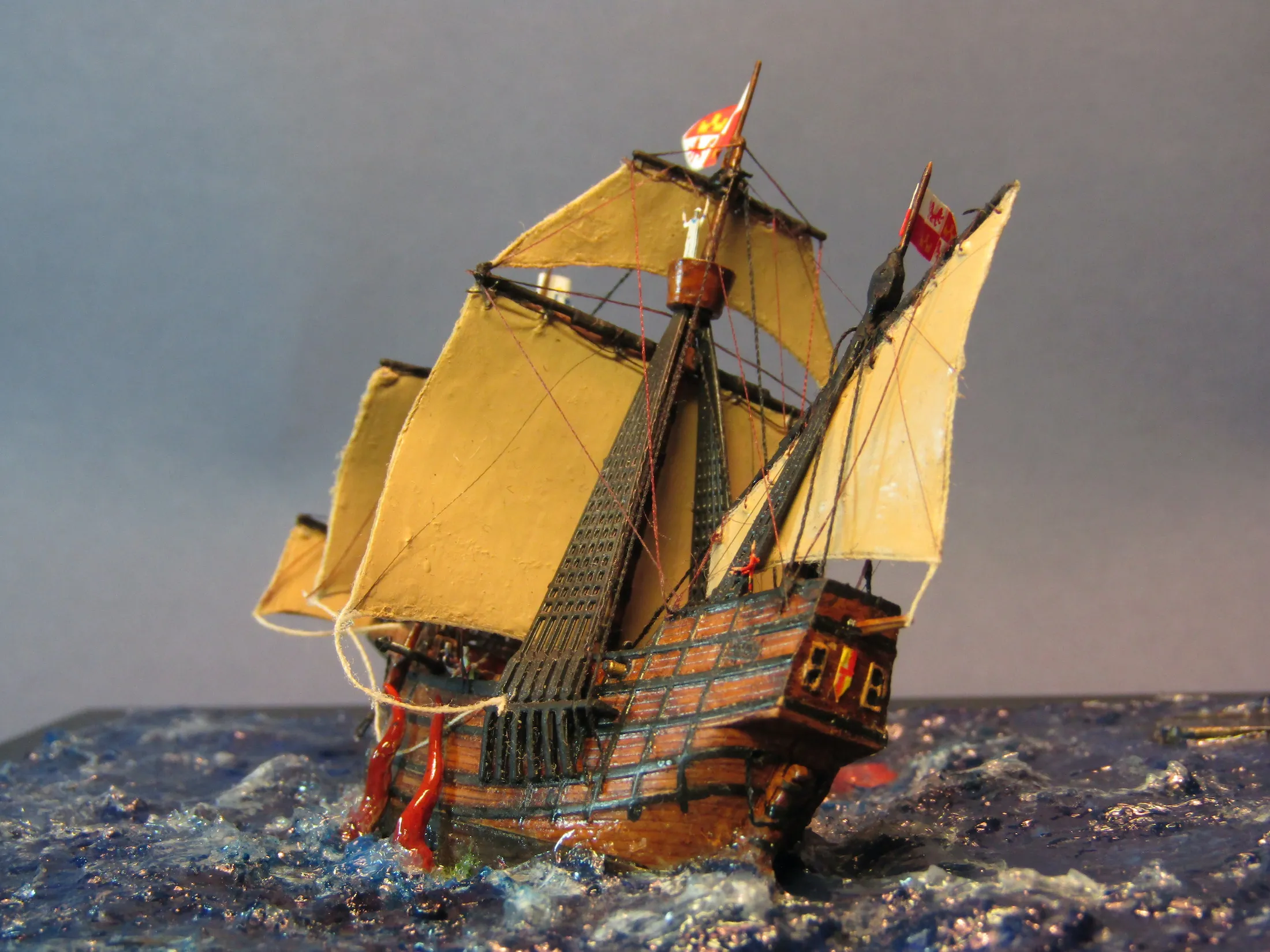 Модель корабля Каравелла “Santa Maria” 1492 г. - Верфь на Столе