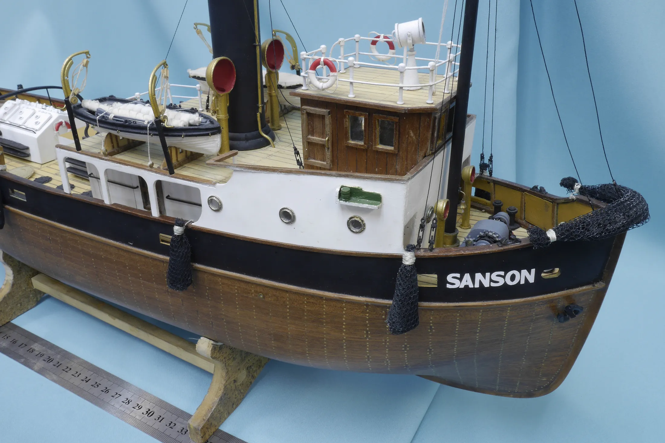 Модель корабля Буксир Sanson - Верфь на Столе