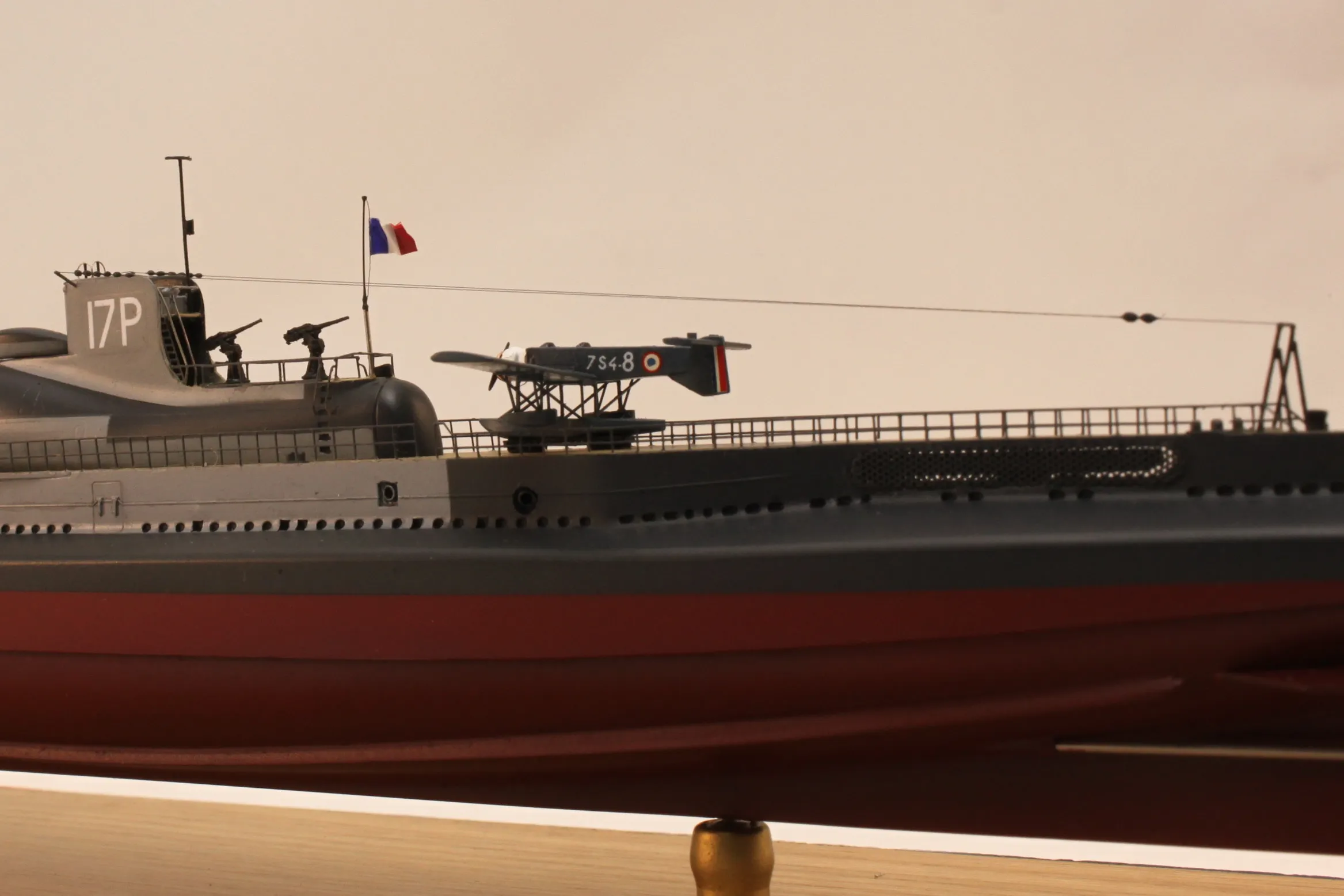 Модель корабля Подводная лодка "Сюркуф" - Верфь на Столе