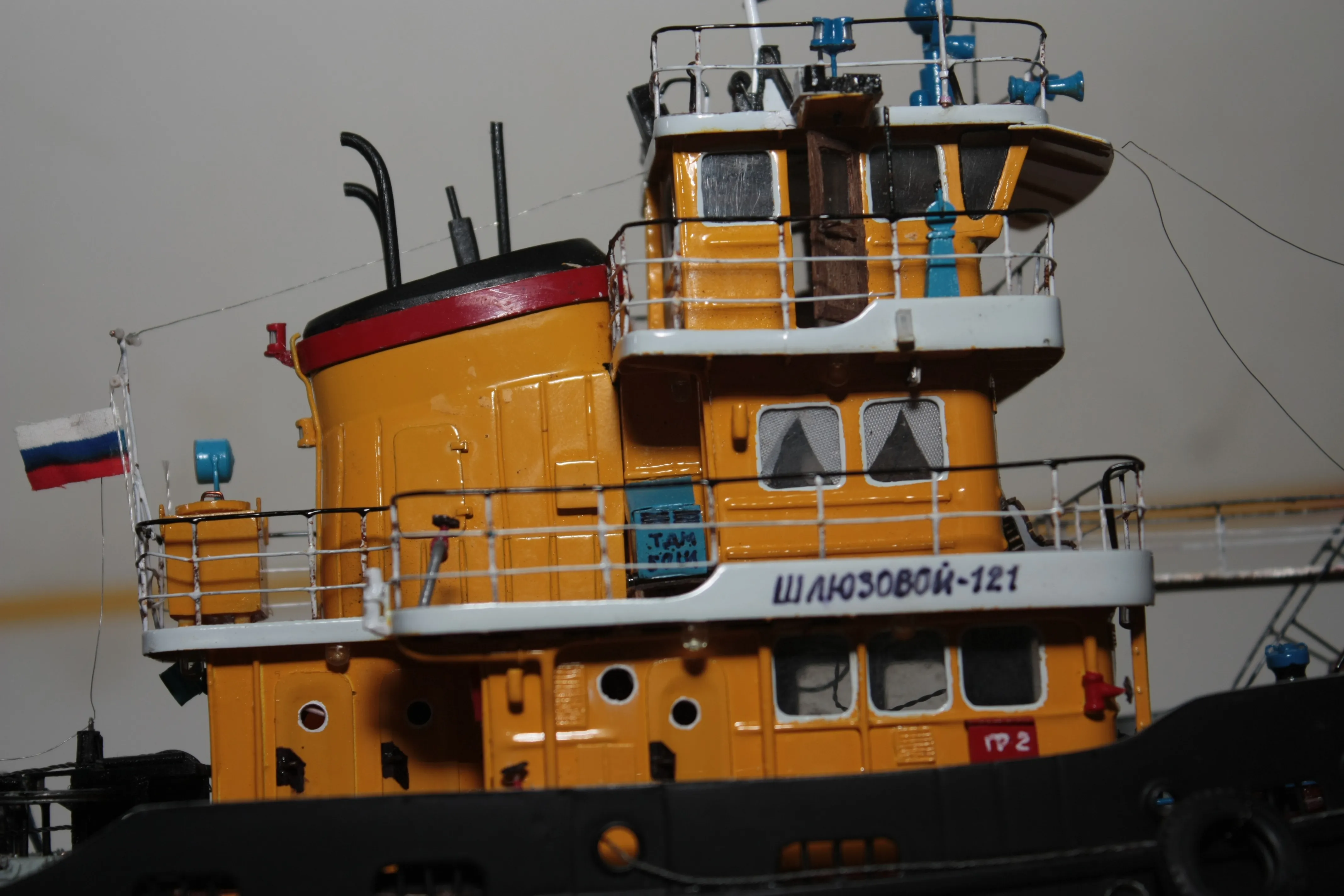 Модель корабля Буксир-толкач Шлюзовой-121 - Верфь на Столе
