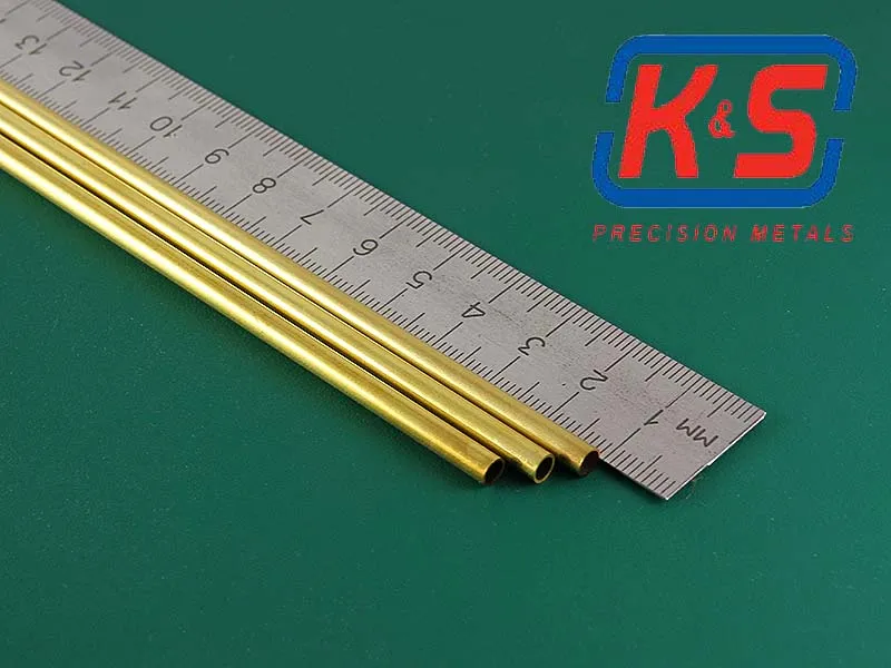 Латунная трубка 4х0,36 мм, 1 шт