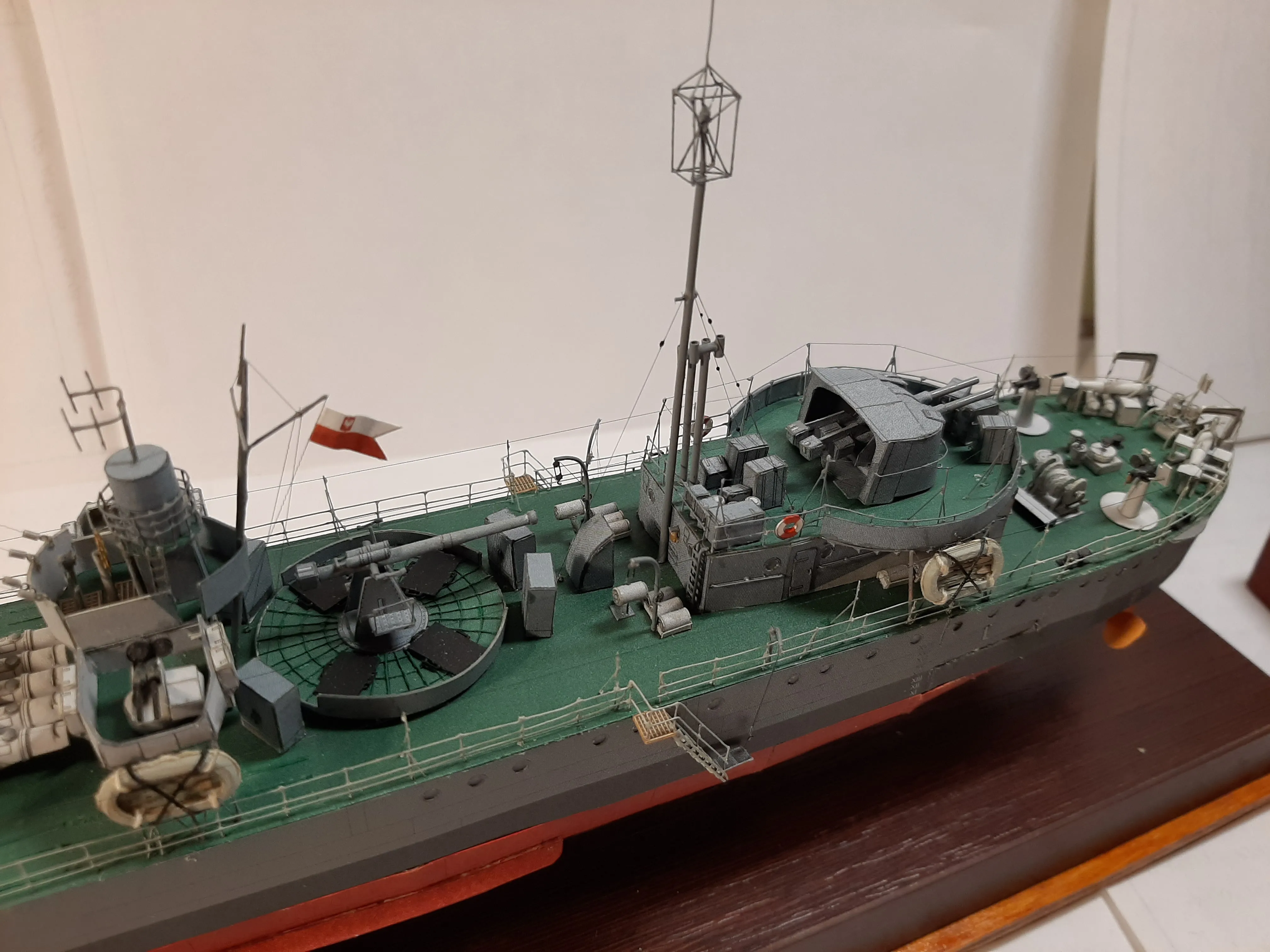 Модель корабля Эсминец "Piorun" - Верфь на Столе