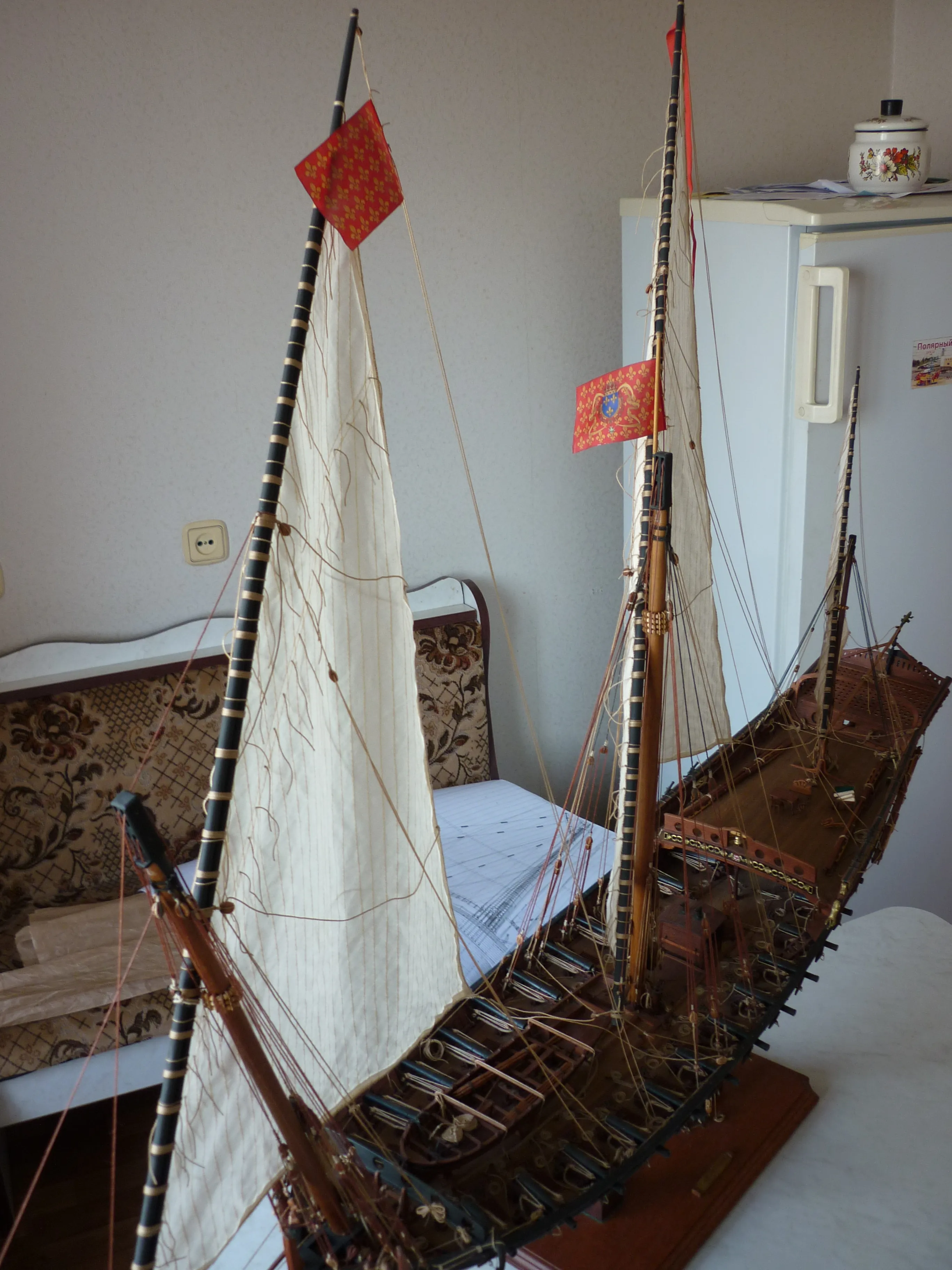 Модель корабля Шебека «Le Requin»  - Верфь на Столе