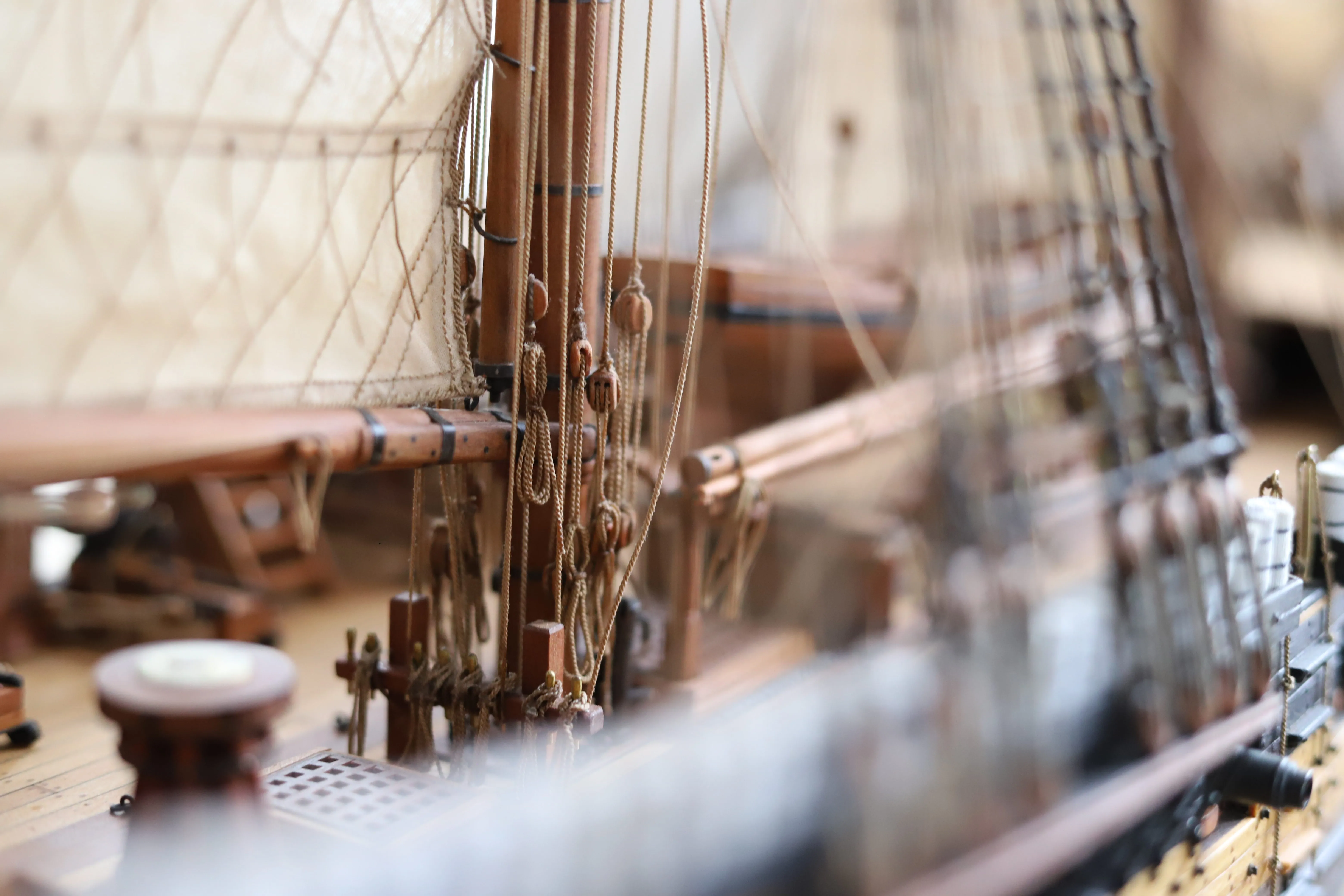 Модель корабля 20-ти пушечный бриг "Парис" - Верфь на Столе