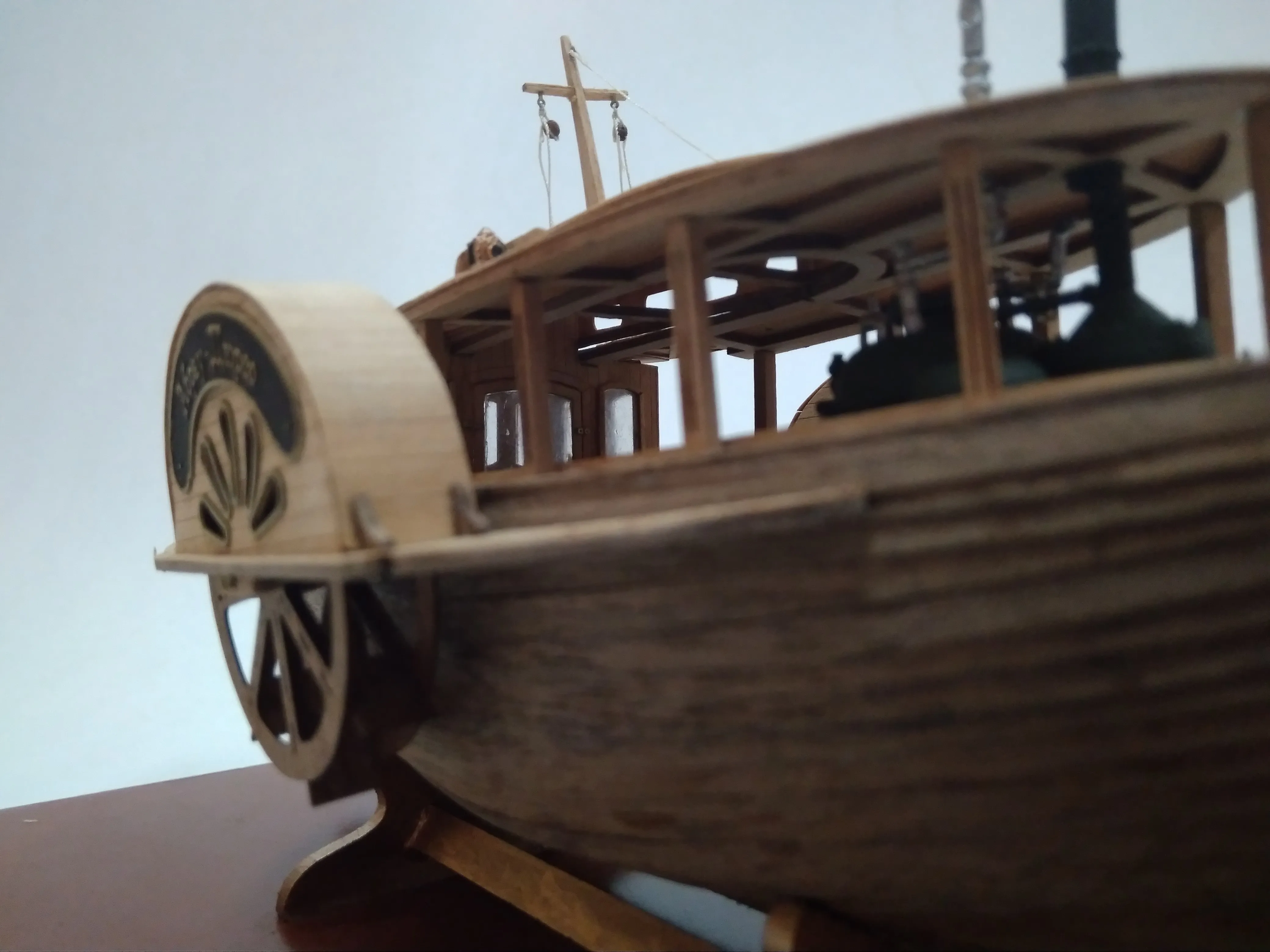 Модель корабля Паровой колесный катер «Абрау-Дюрсо» - Верфь на Столе