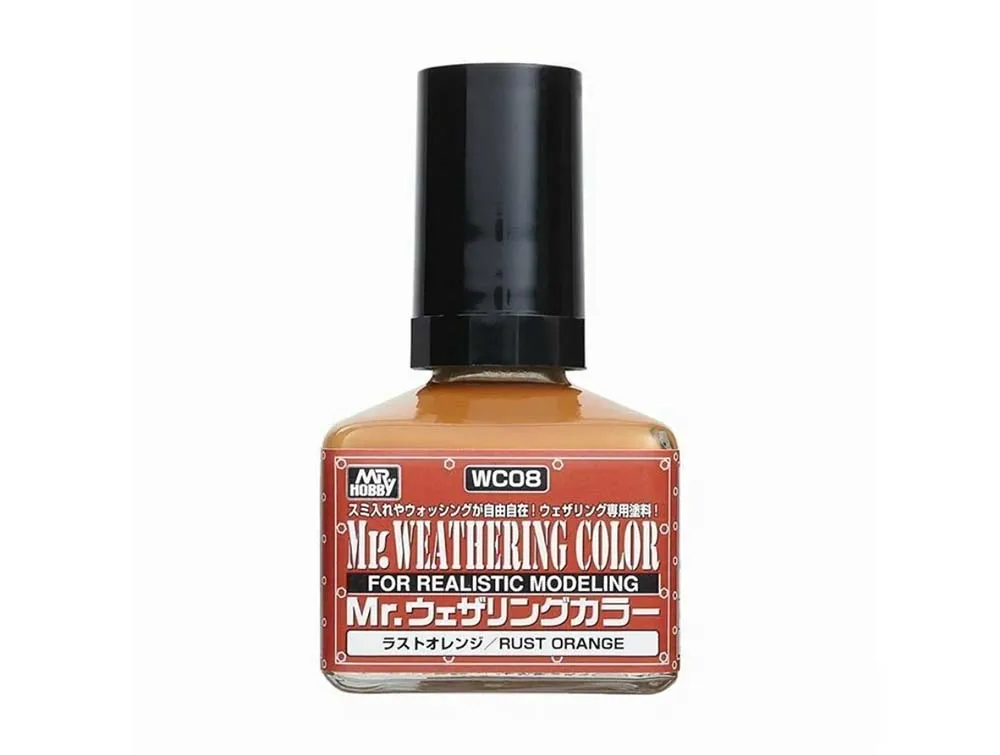 Смывка Mr Weathering Color, ржаво-оранжевый, WC 08, 40 мл