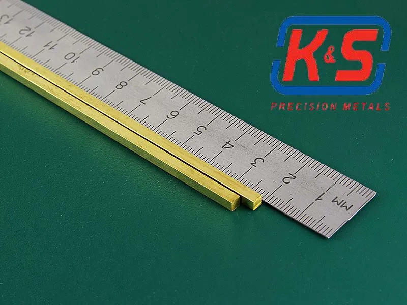 Пруток латунный квадратный 3,2 мм, 2 шт