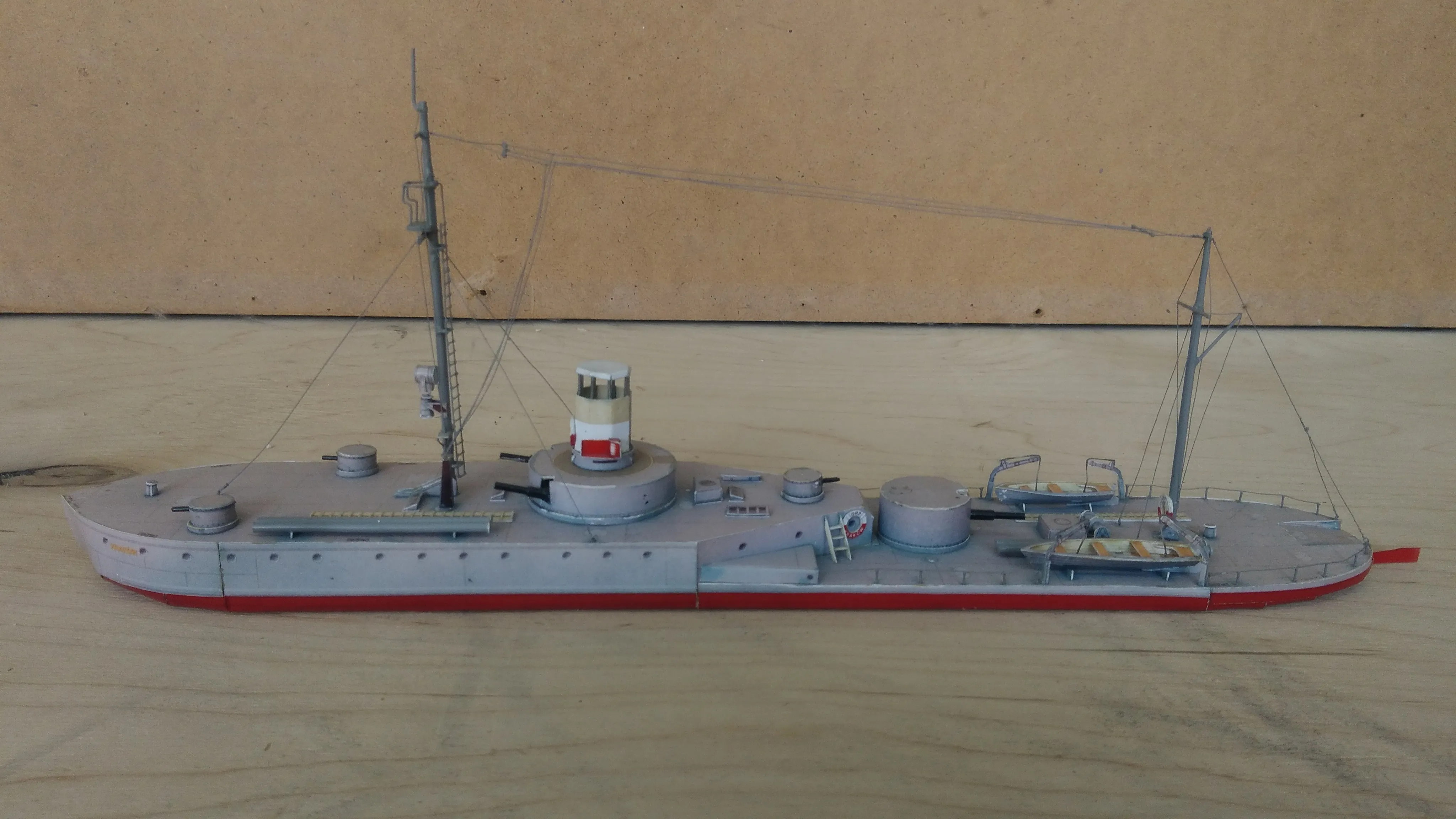 Модель корабля Речной монитор Краков - Верфь на Столе