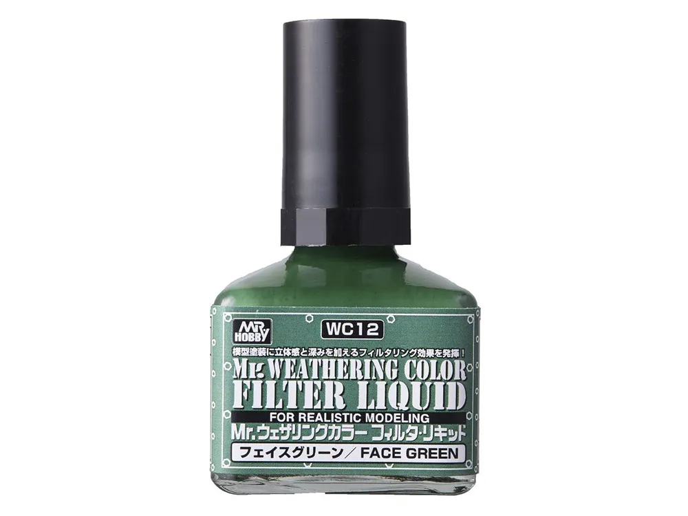 Смывка Mr Weathering Color, зеленый, WC 12, 40 мл