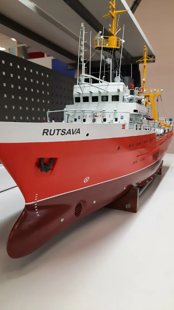 Модель корабля СТР 503 проект «Rutsava» тип. Альпинист - Верфь на Столе