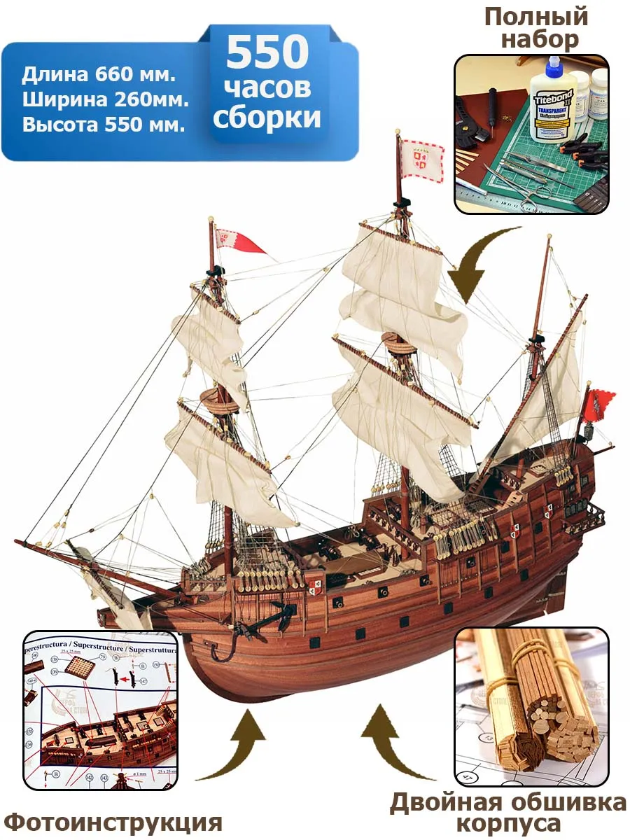 San Martin + (Полный набор инструментов, клея и краски)
