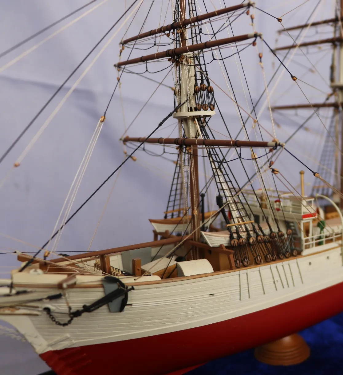 Модель корабля Барк "Паркуа-Па?" - Верфь на Столе