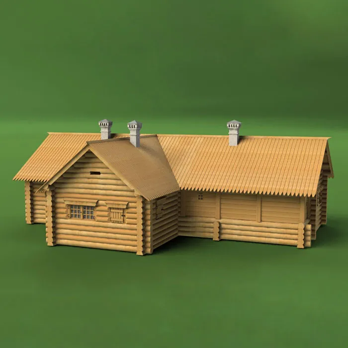 Домик Петра I из Архангельска XVIII век + (Стартовый набор инструментов) Домик Петра I из Архангельска XVIII век + (Стартовый набор инструментов)