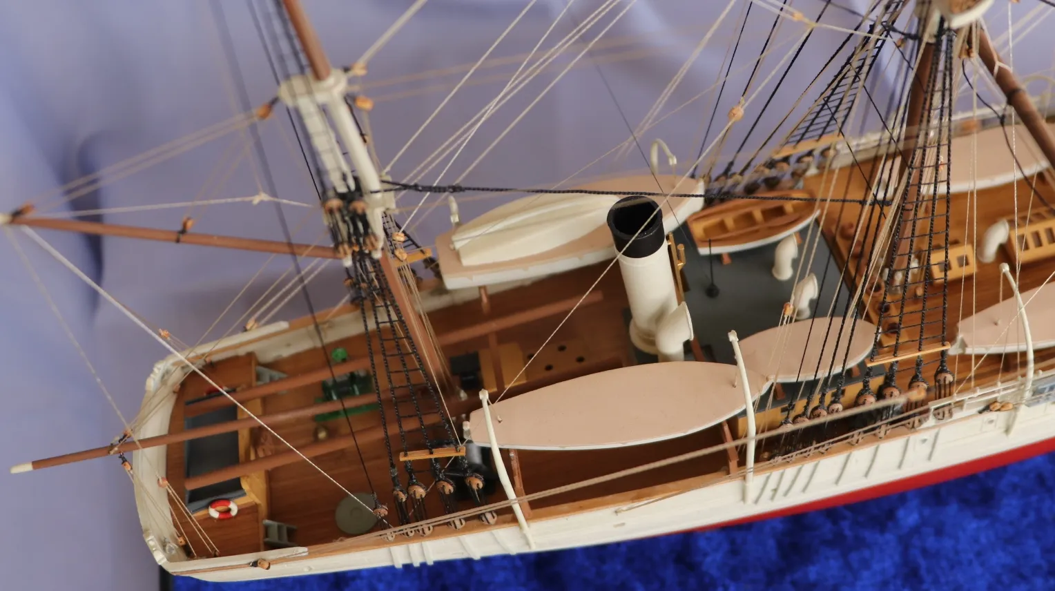 Модель корабля Барк "Паркуа-Па?" - Верфь на Столе