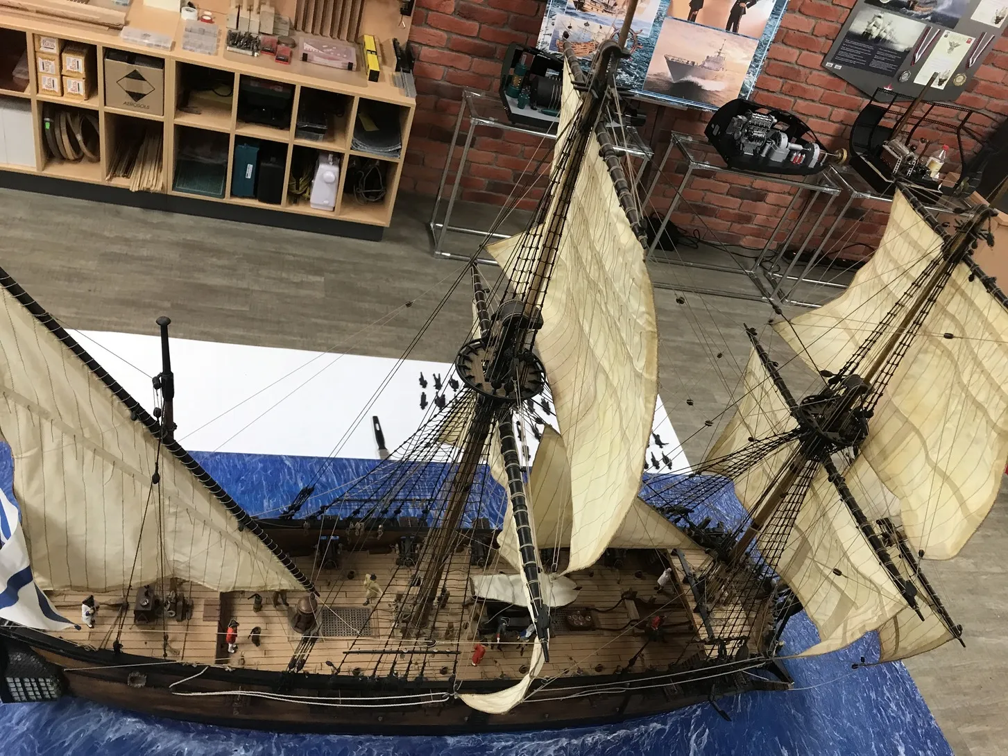 Модель корабля Шнява Балтийского флота "Фаворитка" - Верфь на Столе