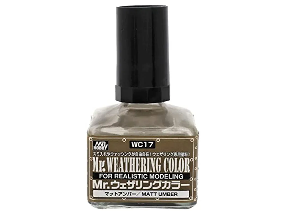Смывка Mr Weathering Color, матовая умбра, WC 17, 40 мл