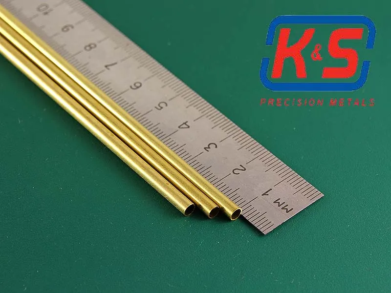 Латунная трубка 4 мм, 3 шт