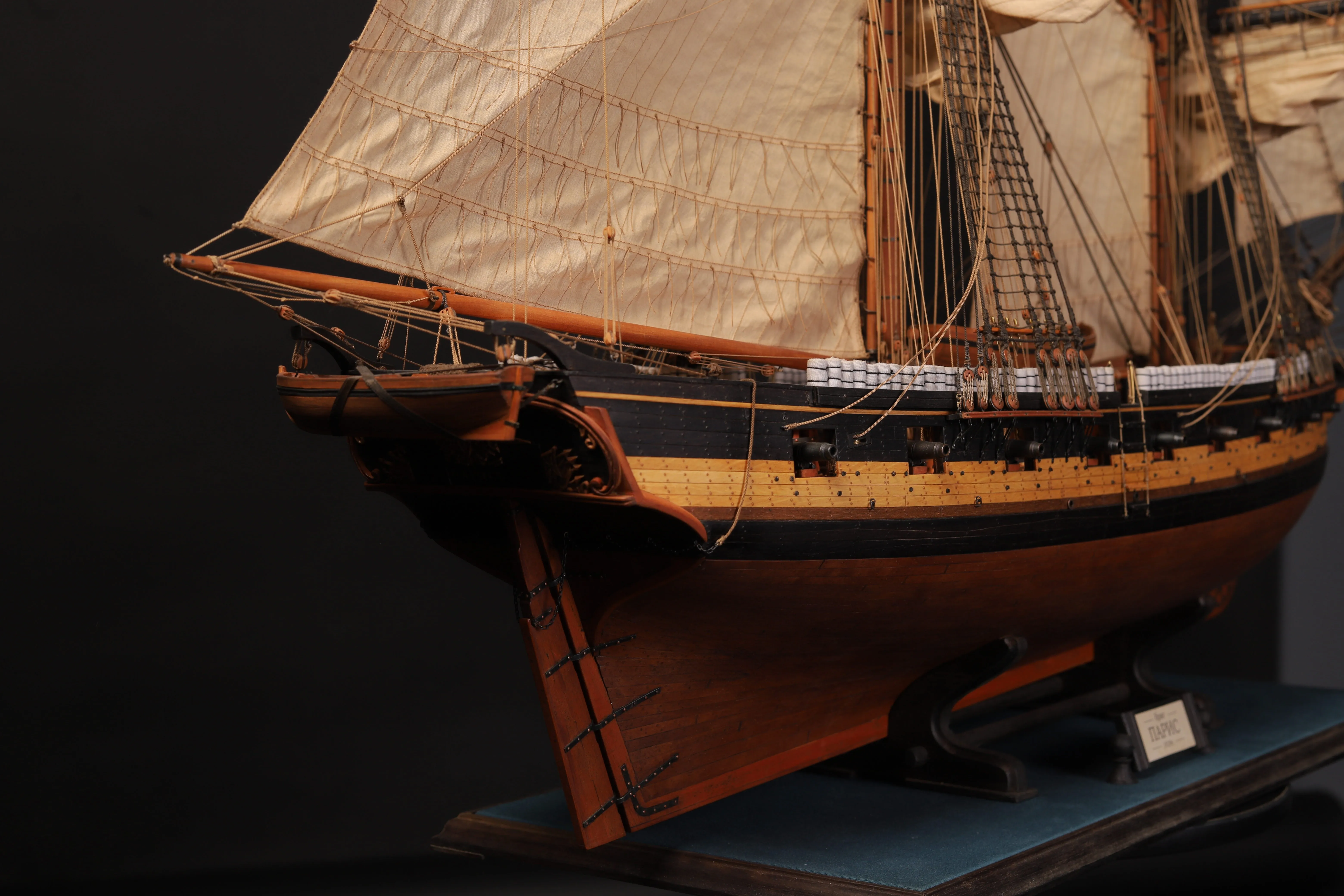 Модель корабля 20-ти пушечный бриг "Парис" - Верфь на Столе