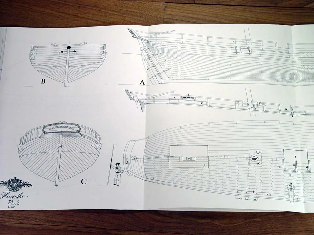 La Jacinthe Schooner, 1825 + чертежи La Jacinthe Schooner, 1825 + чертежи