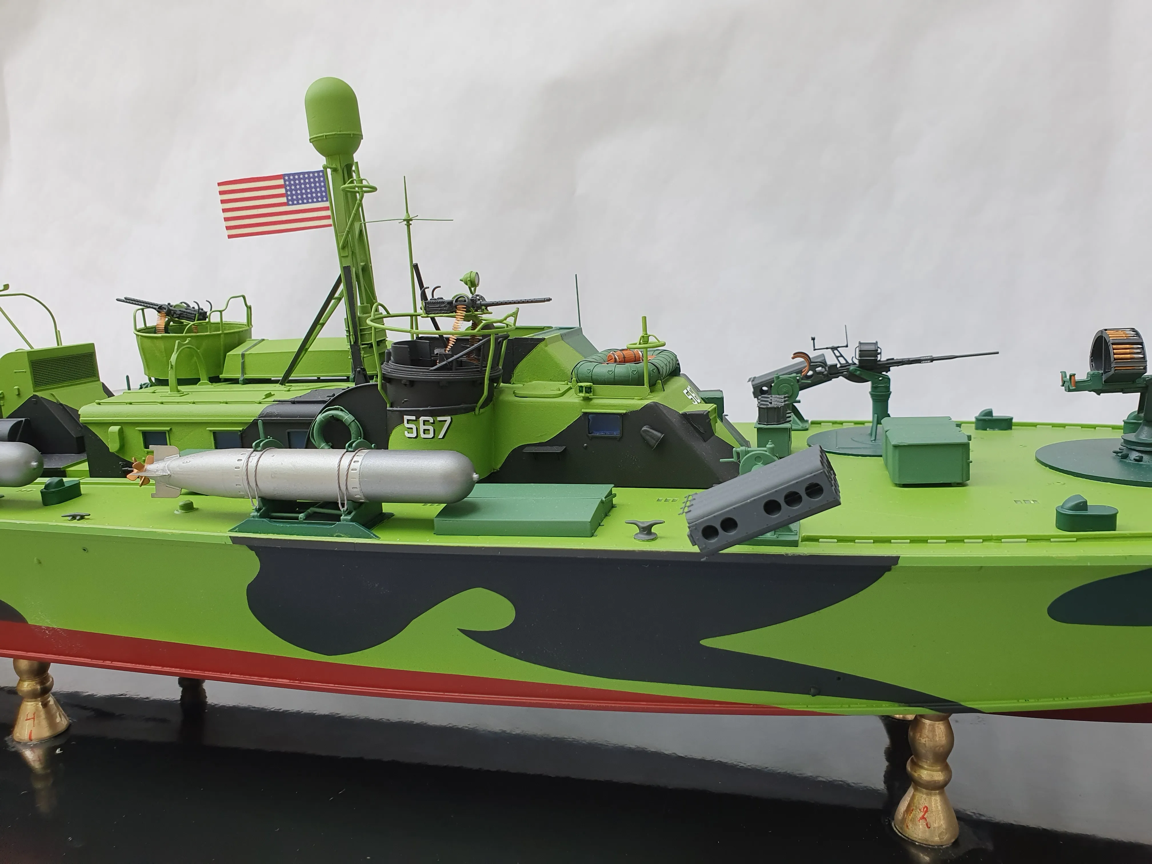 Модель корабля ELCO 80 TORPEDO BOAT PT-567 - Верфь на Столе