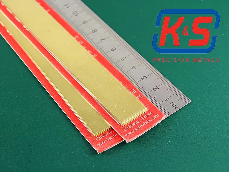 Полоска латунная 18х0,5 мм, 3 шт