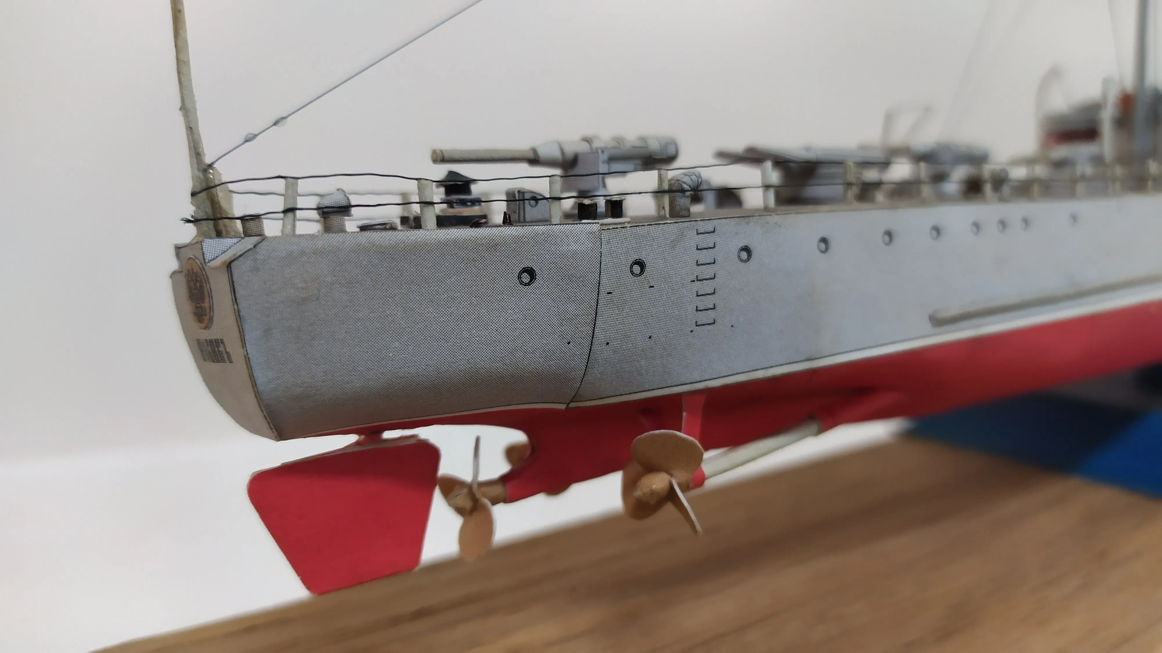 Модель корабля Эсминец "Новик" - Верфь на Столе