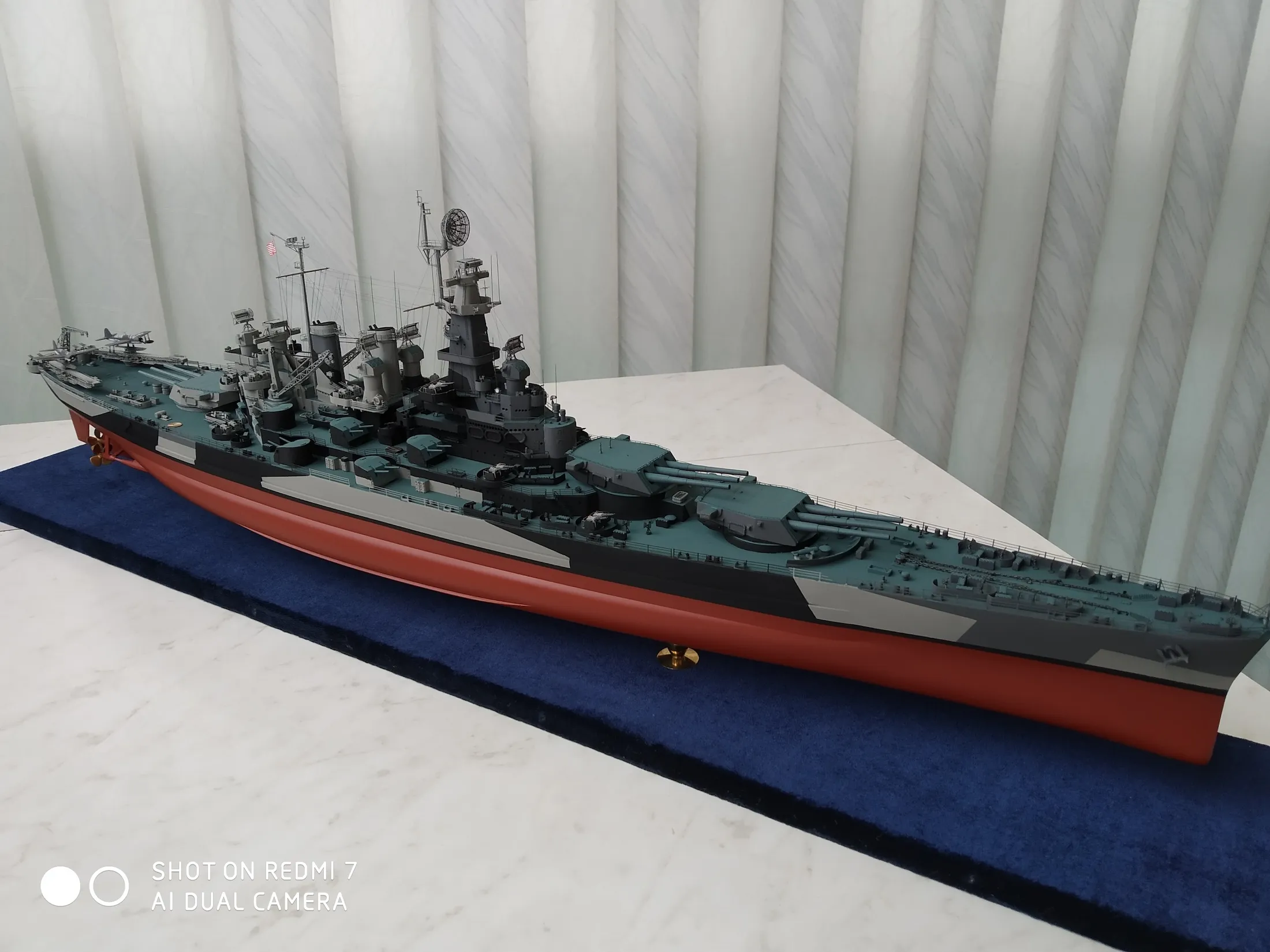 Модель корабля Линкор «North Carolina» - Верфь на Столе