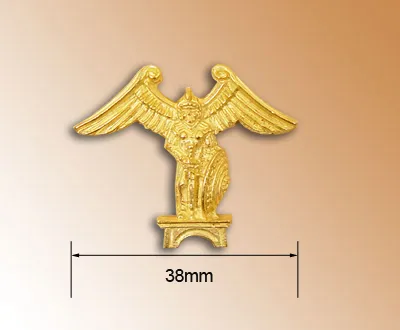Декоративный элемент, воин с крыльями, 38 мм, металл