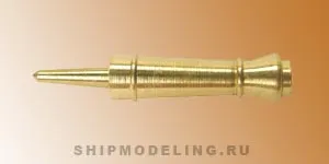 Макет пушки, латунь, 13 мм, 4 шт